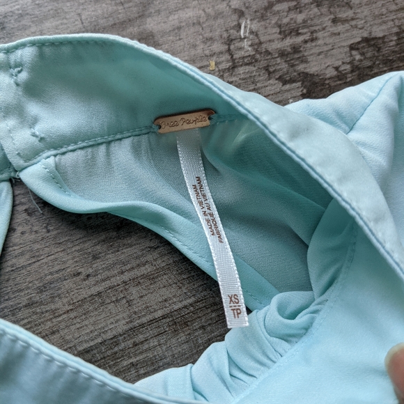 FREE PEOPLE Fiona Backless Long Sleeve Blouse - Picture 6 of 6